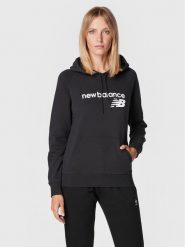 New Balance Bluza Classic Core Fleece WT03810 Czarny Relaxed Fit. Czarne bluzy damskie New Balance, s, bez wzorów, z syntetyku, bez ramiączek, bez kaptura. Za 149.99 zł.