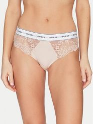 Guess Figi klasyczne O2BE08 KBBT0 Beżowy. Brązowe majtki damskie Guess, z syntetyku. Za 89.99 zł.