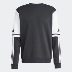 Bluza męska adidas Squadra 25 Sweat Crew. Białe bluzy sportowe męskie Adidas, m, bez wzorów, bez kaptura. Za 160.30 zł.