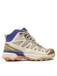 Salomon Trekkingi X Ultra 360 Edge Mid Gore-Tex L47378100 Brązowy. Brązowe botki męskie Salomon, bez wzorów, z gore-texu, bez obcasa, bez zapięcia. Za 659.99 zł.