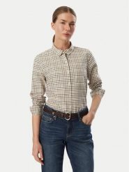Barbour Koszula Woodside LSH1643CR52 Beżowy Slim Fit. Brązowe koszule damskie Barbour, bez wzorów, z bawełny, bez kołnierzyka, bez ramiączek. Za 419.99 zł.