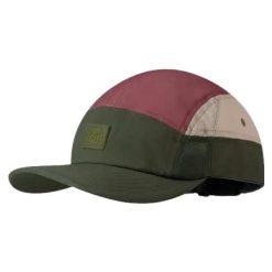 Czapka z daszkiem BUFF 5 PANEL GO CAP DOMUS APRICOT. Zielone czapki damskie Buff, bez wzorów, z elastanu. Za 134.90 zł.