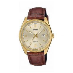Zegarek Casio. Brązowe zegarki męskie Casio, bez wzorów. Za 309.99 zł.