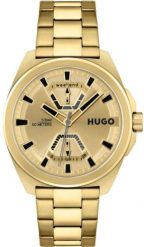 Zegarek HUGO 1530243. Kwarcowy, Kolor złoty. Mężczyzna. NoSize. Żółte zegarki męskie Hugo, bez wzorów, złote. Za 799.25 zł.