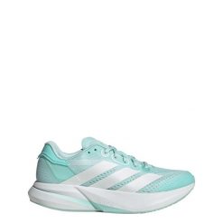 Buty Duramo Speed 2 Running. Białe obuwie sportowe damskie Adidas, bez wzorów, z materiału, bez zapięcia, do biegania. Za 367.70 zł.