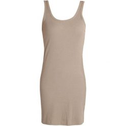 Sukienka Midi Romina Beżowa - Elegancka Letnia Sukienka z Bawełny. Brązowe sukienki damskie WE THE PEOPLE, na lato, m, bez wzorów, z bawełny, eleganckie, bez kołnierzyka, bez ramiączek, midi, dopasowane. Za 166.99 zł.