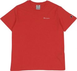 Koszulka damska Champion SS Tee koralowa 117535 PS004 XL. Pomarańczowe bluzki damskie Champion, xl, bez wzorów, bez kołnierzyka, bez ramiączek. Za 113.48 zł.