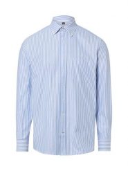 Nils Sundström koszula casual Mężczyźni Regular Fit Bawełna niebieski, XXL. Niebieskie koszule męskie Nils Sundström, m, bez wzorów, z bawełny, casualowe, bez kołnierzyka, bez ramiączek. Za 119.95 zł.