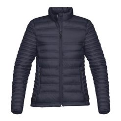Damska Kurtka Basecamp Thermal Padded Jacket. Czarne kurtki sportowe damskie STORMTECH, xl, bez wzorów, z puchu, bez ramiączek, bez kaptura, trekkingowe. Za 619.99 zł.