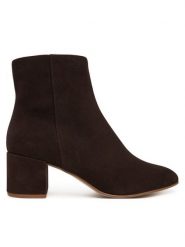 HÖGL Botki Daydream 0-134102-8600 Brązowy. Brązowe botki damskie HÖGL, bez wzorów, ze skóry, bez obcasa, na słupku, bez zapięcia. Za 749.99 zł.