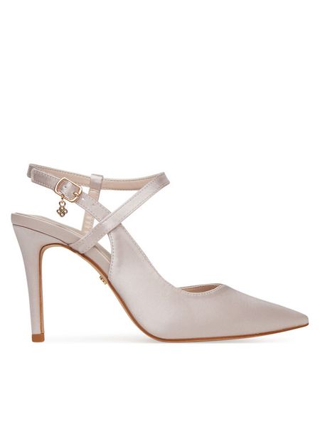 DeeZee Szpilki DF-82780-11 Różowy. Czerwone szpilki damskie DeeZee, bez wzorów, z materiału, bez obcasa, na szpilce, bez zapięcia. Za 139.99 zł.