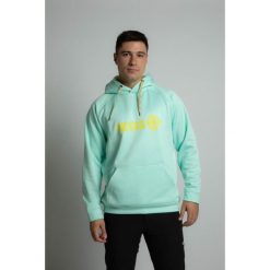 Bluza unisex o sportowym i miejskim stylu, idealna na trekking i wędrówki DUERO. Niebieskie bluzy damskie IZAS, s, bez wzorów, sportowe, bez ramiączek, bez kaptura. Za 182.57 zł.