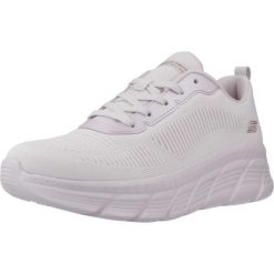 Buty SKECHERS 117385S Fioletowy. Fioletowe obuwie sportowe damskie Skechers, bez wzorów, bez zapięcia. Za 280.99 zł.