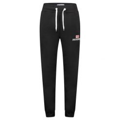 Geographical Norway Jogging Pant MAX BLACK DB MEN 054 (WY7833H/GN/Black). Czarne spodnie sportowe męskie Geographical Norway, bez wzorów, do biegania. Za 99.00 zł.