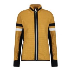 Damska polarowa kurtka turystyczna CMP. Białe kurtki sportowe damskie CMP, na zimę, bez wzorów, z polaru, bez ramiączek, bez kaptura, narciarskie. W wyprzedaży za 309.50 zł.