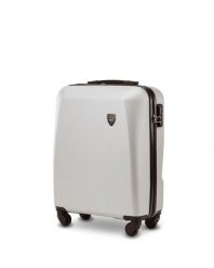 WALIZKA MAŁA KABINOWA WINGS PLOVER 20" TITAN GREY. Szare walizki damskie Wings, bez wzorów, z materiału, małe. Za 169.90 zł.