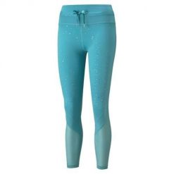Spodnie treningowe damskie Puma Stardust High Waist. Niebieskie spodnie dresowe damskie Puma, bez wzorów, sportowe. Za 408.00 zł.