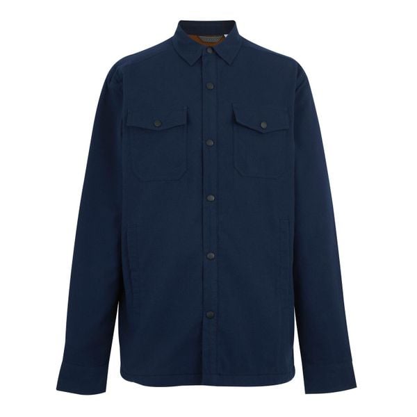 Męska Kurtka Koszulowa Spennith Plain Shirt Jacket. Niebieskie kurtki męskie Regatta, m, z aplikacjami, z bawełny, bez kaptura. Za 116.99 zł.