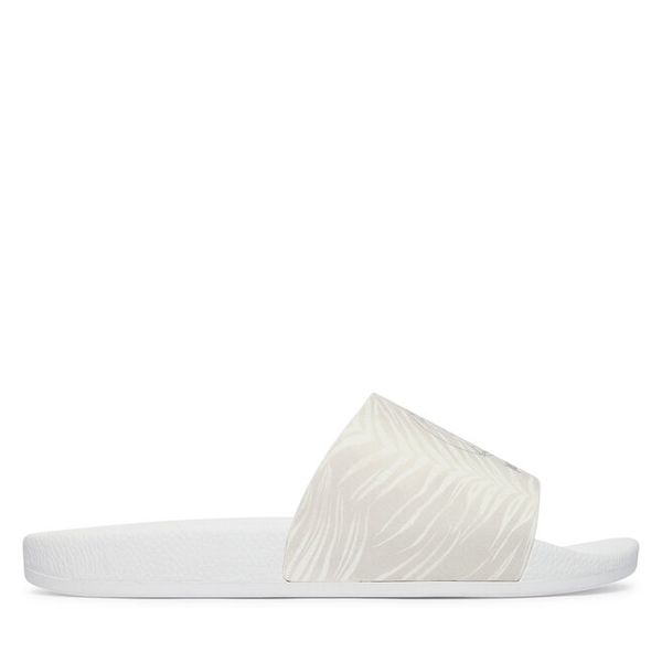 Klapki Just Cavalli. Brązowe klapki damskie Just Cavalli, bez wzorów, bez obcasa, bez zapięcia. Za 176.99 zł.