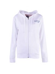 North Sails Bluza | 90 2267 000 | Hooded Full Zip W/Graphic | Kobieta | Biały. Białe bluzy damskie North Sails, xxs, bez wzorów, z bawełny, bez ramiączek. W wyprzedaży za 169.00 zł.
