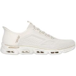 Buty sportowe damskie Skechers Glide step Gratify. Brązowe obuwie sportowe damskie Skechers, bez wzorów, bez zapięcia, trekkingowe, Skechers Sport. Za 389.99 zł.