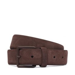 Pasek HUGO. Brązowe paski męskie Hugo. Za 299.99 zł.