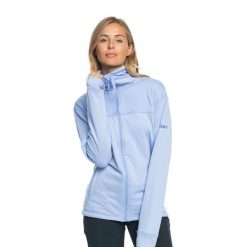 Bluza damska ROXY Vertere Full Zip. Białe bluzy damskie Roxy, na zimę, m, bez wzorów, sportowe, bez ramiączek, bez kaptura. Za 239.99 zł.