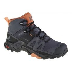 Buty Salomon X Ultra 4 Mid Gtx 412956 szare. Szare obuwie trekkingowe damskie z gore-texu, bez zapięcia. Za 1,007.23 zł.