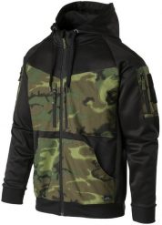 Helikon-Tex Bluza Rogue Hoodie (FullZip) - Czarny/ERDL (BL-RHF-PO-011PA-B07). Czarne bluzy męskie HELIKON-TEX, m, bez wzorów, bez ramiączek, bez kaptura. Za 251.74 zł.