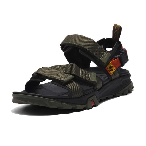 Sandały męskie Timberland Garrison Trail Web. Zielone buty zimowe męskie Timberland, bez wzorów, bez obcasa, bez zapięcia. W wyprzedaży za 382.70 zł.