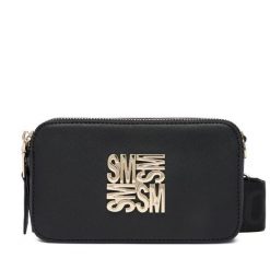 Torebka Steve Madden. Czarne listonoszki damskie Steve Madden, bez wzorów, bez dodatków. Za 429.99 zł.