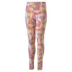 Puma Legginsy Ess+ Bloom Aop 67031435. Czerwone legginsy damskie Puma, bez wzorów, z bawełny. Za 42.99 zł.