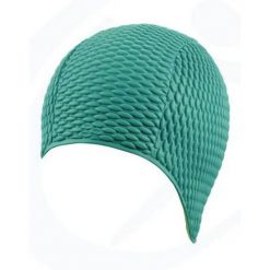 Czapka kąpielowa Beco damska Bubble | Benzyna. Niebieskie czapki damskie Beco, bez wzorów, z gumy, klasyczne. Za 179.99 zł.