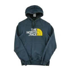 Męski kaptur TNF Navy. Niebieskie bluzy męskie The North Face, l, bez wzorów, bez kaptura, trekkingowe. Za 127.76 zł.