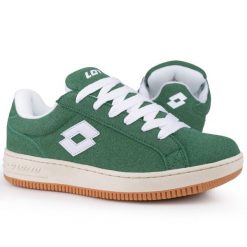 Buty trampki męskie sportowe Lotto YARIN. Białe buty sportowe męskie Lotto, bez wzorów, sportowe, bez zapięcia. Za 169.99 zł.