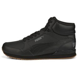 Buty do chodzenia męskie Puma St Runner V3 Mid L. Czarne buty sportowe męskie Puma, bez wzorów, z materiału, bez zapięcia, trekkingowe. Za 286.99 zł.