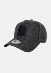 Czapka New Era 60771822 unisex. Czarne czapki damskie New Era, bez wzorów, z materiału. Za 148.45 zł.