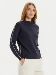 Tatuum Sweter Coraline T2420.090B Granatowy Regular Fit. Niebieskie swetry nierozpinane damskie Tatuum, l, bez wzorów, z syntetyku, bez kołnierzyka, bez ramiączek. Za 309.99 zł.