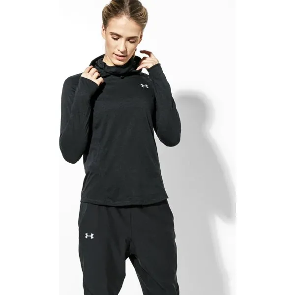 Under Armour Bluza Ua Swyft Funnel Hoodie , czarny, rozmiar XS. Czarne bluzy damskie Under Armour, s, bez wzorów, z materiału, bez ramiączek, bez kaptura. W wyprzedaży za 149.99 zł.