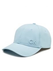 Calvin Klein Czapka z daszkiem K60K612000 Niebieski. Niebieskie czapki damskie Calvin Klein, bez wzorów, z bawełny. Za 109.99 zł.