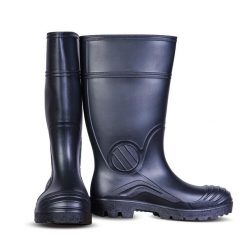 Bezpieczne kalosze model 140P S5. Czarne kalosze damskie Pros, bez wzorów, bez zapięcia. Za 99.00 zł.