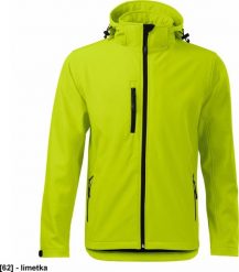 MALFINI Performance 522 - ADLER - Softshell kurtka męska, 300 g/m, 6% elastan, 94% poliester, - limetka - rozmiar S. Kurtki męskie MALFINI, m, bez wzorów, z elastanu, bez kaptura. Za 224.79 zł.
