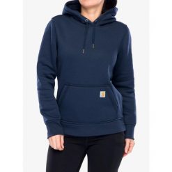 Bluza damska z kapturem Carhartt Relaxed Midweight Sweatshirt. Niebieskie bluzy damskie Carhartt, bez wzorów, sportowe, bez ramiączek, z kapturem. Za 277.99 zł.
