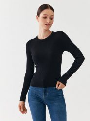 JDY Sweter 15277223 Czarny Regular Fit. Czarne swetry nierozpinane damskie JDY, xl, bez wzorów, z wiskozy, bez kołnierzyka, bez ramiączek. Za 129.99 zł.