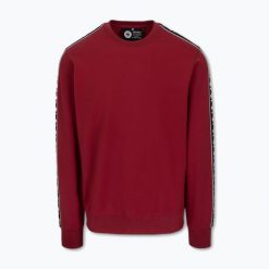 Bluza męska Pitbull Tape Nugget Crewneck Sweatshirt. Czerwone bluzy męskie PITBULL, m, bez wzorów, sportowe, bez ramiączek, bez kaptura. Za 159.99 zł.