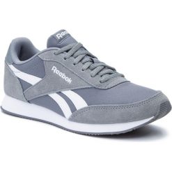 Sportowe REEBOK DV7286 ROYAL CL JOGGER. Szare obuwie sportowe damskie Reebok, bez wzorów, z materiału, bez zapięcia. Za 199.99 zł.