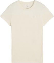 Puma Koszulka damska Puma ESS Elevated Tee beżowa 685016 99 M. Brązowe bluzki damskie Puma, m, bez wzorów, bez kołnierzyka, bez ramiączek. Za 111.55 zł.