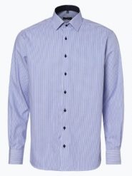 Eterna Modern Fit Koszula Mężczyźni Modern Fit Bawełna niebieski, 45. Niebieskie koszule męskie Eterna Modern Fit, m, bez wzorów, z bawełny, biznesowe, bez kołnierzyka, bez ramiączek. Za 279.95 zł.