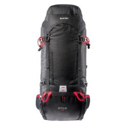 Plecak Turystyczny Unisex Dla Dorosłych Stone 65L. Czarne plecaki damskie Hi-tec, bez wzorów. Za 331.99 zł.
