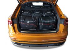 Torby Do Bagażnika Audi Q8 2018+ 5Szt Kjust. Czarne torby podróżne damskie KJUST, bez wzorów, z kauczuku. Za 1,508.00 zł.